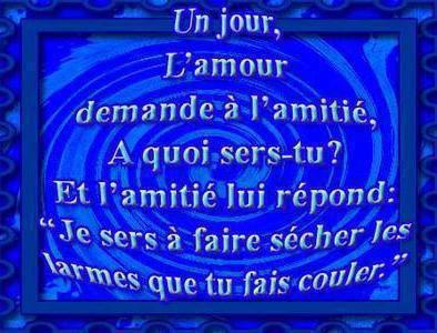 l'amiti&eacute;